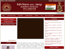 Tablet Screenshot of kv1stcjabalpur.com